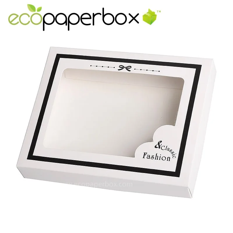 Underwears and Bra Packaging Box Design Cardboard Folding Flat Pack GIft Boxes with Lid
