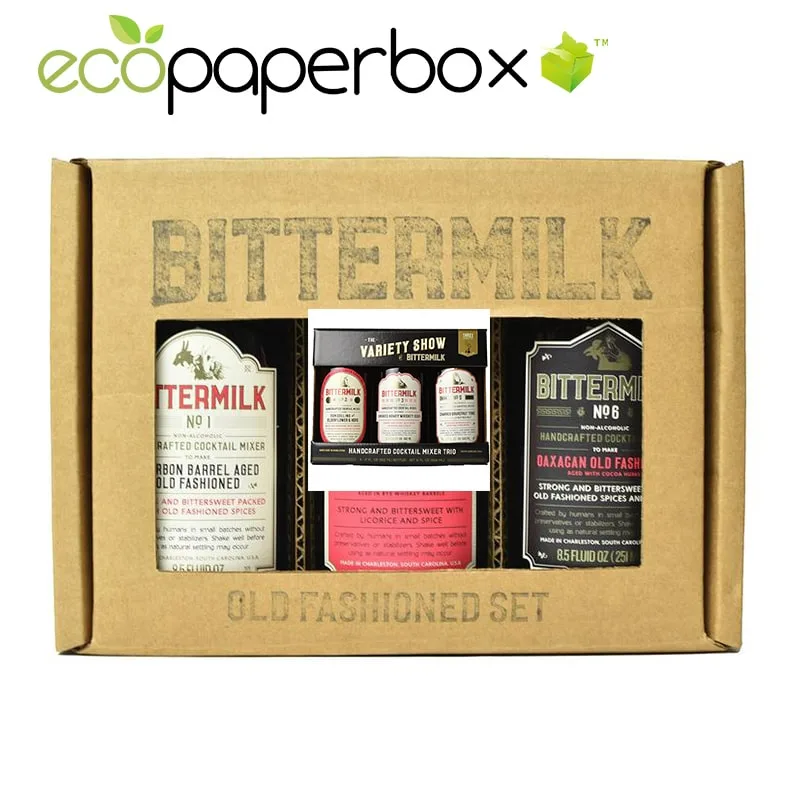 3 Bottle Wine Boxes Liquor Bottle Packaging for Shipping - 3
