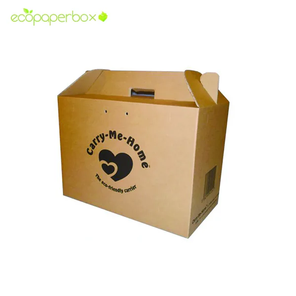 Corrugated Shipping Boxes with Handles - 4