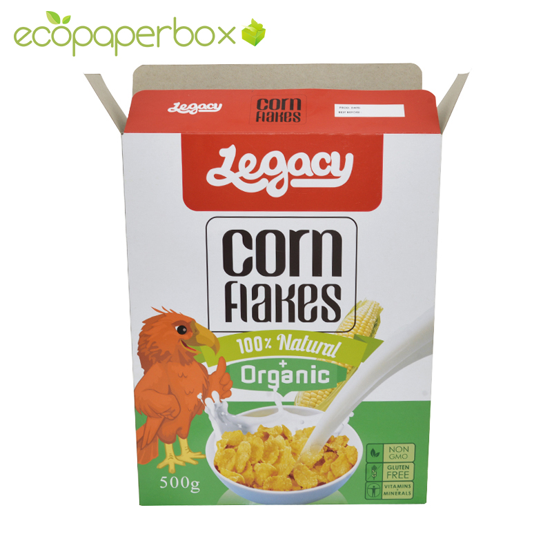 Custom corn pop cereal box recycling cheap price from China