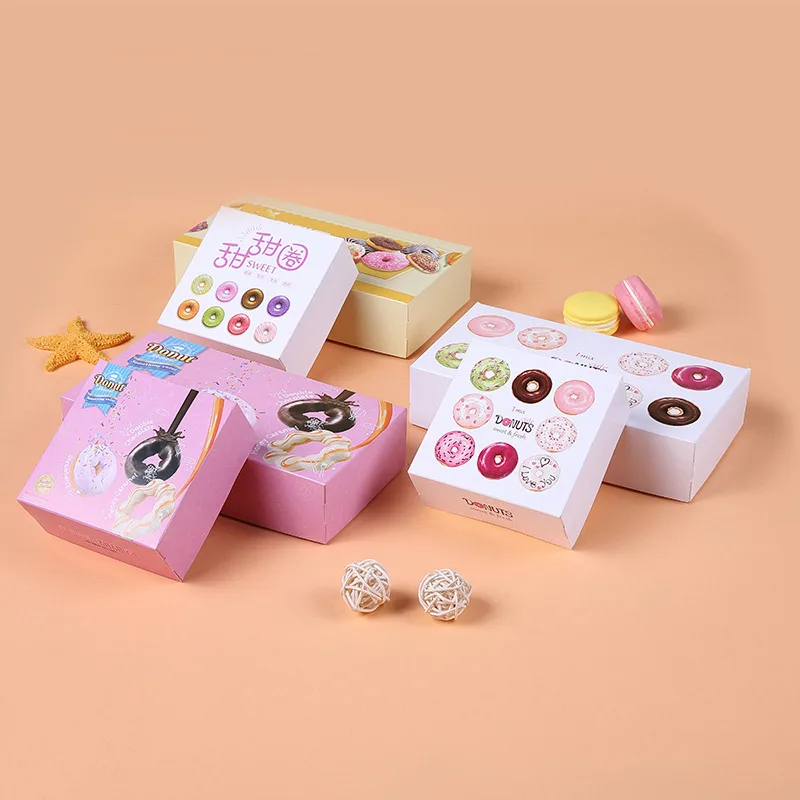 Donut Subscription Box Takeaway Food Packaging Boxes Personalized Bakery Boxes - 4