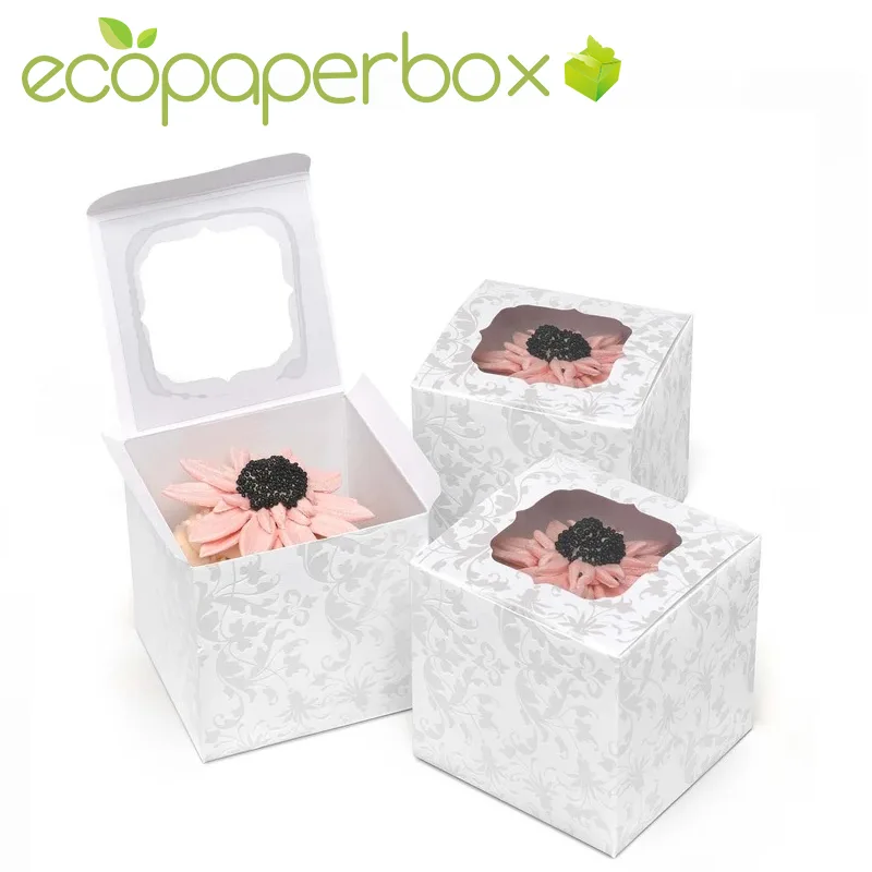 Individual Doughnut Boxes Personalised Donut Packaging Box with Window Australia - 3