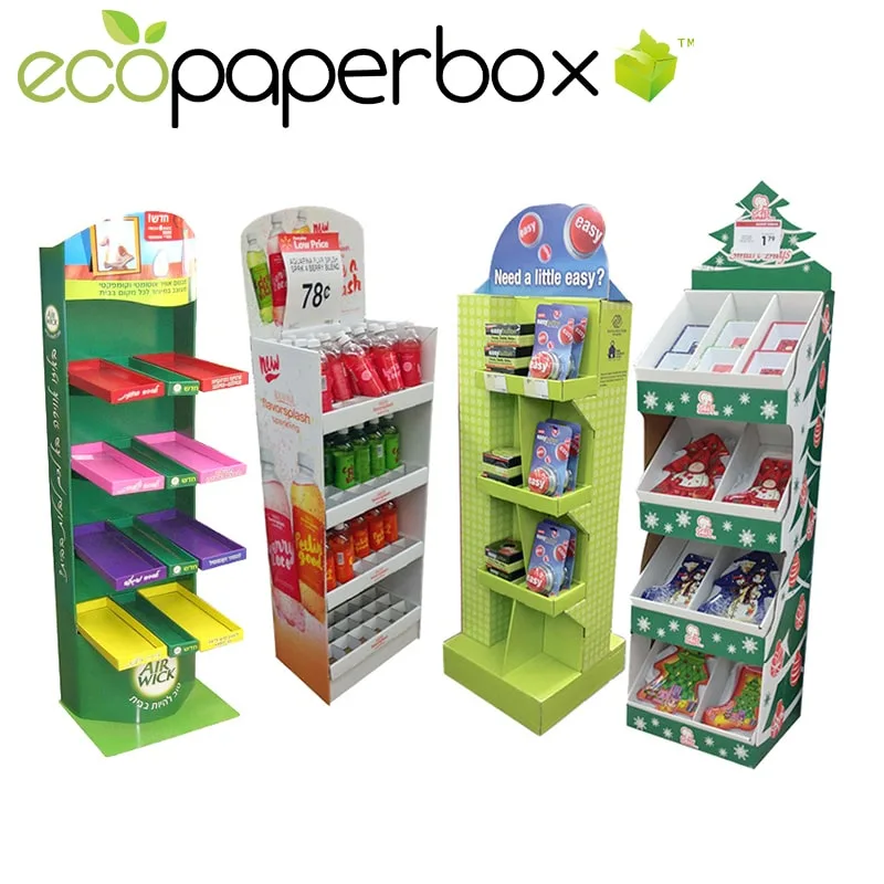 Corrugated Pop Cardboard Display Stands