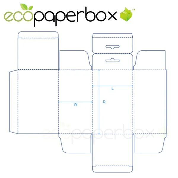 5 Panel Hanger Tuck End Box Paper from China - 2