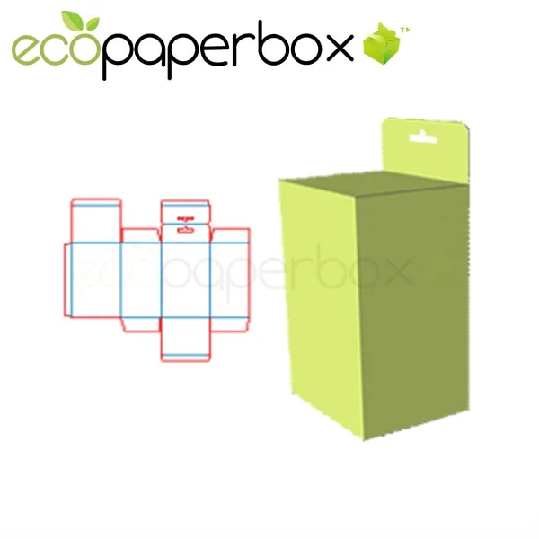 5 Panel Hanger Tuck End Box Paper from China