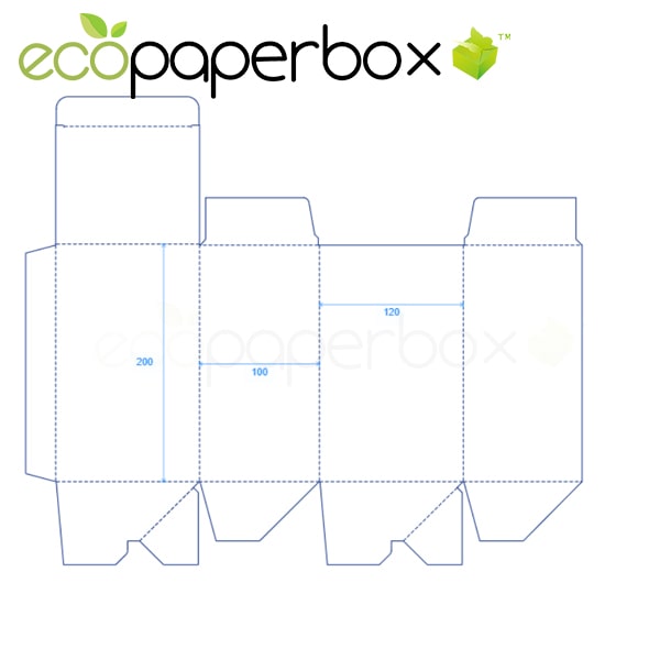 Custom Auto Lock Bottom Packaging Box For Food  EPB0081-B012