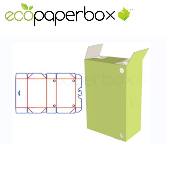 Custom Box structure design tray box flip box structure pizza box structure ECOSD00028-E040