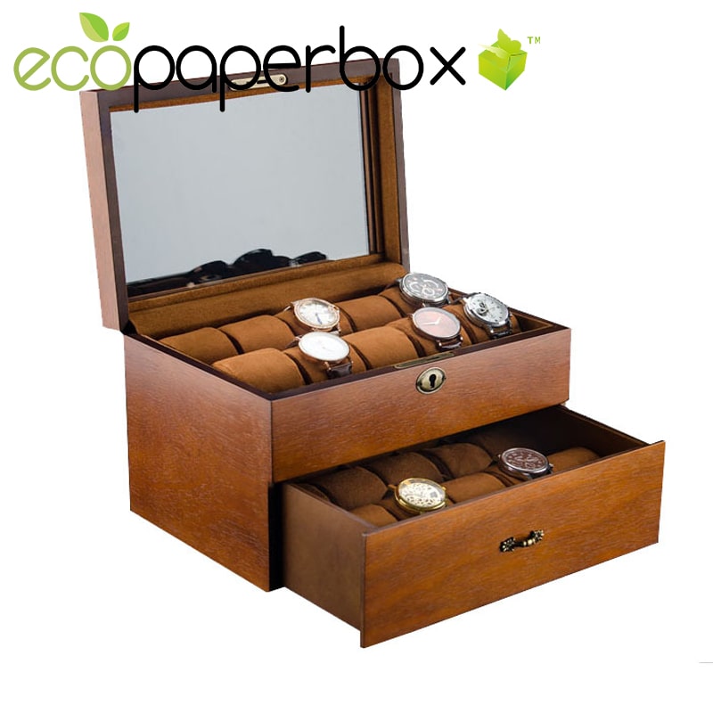 Custom Wooden box for watches customize presentation boxes Uk 