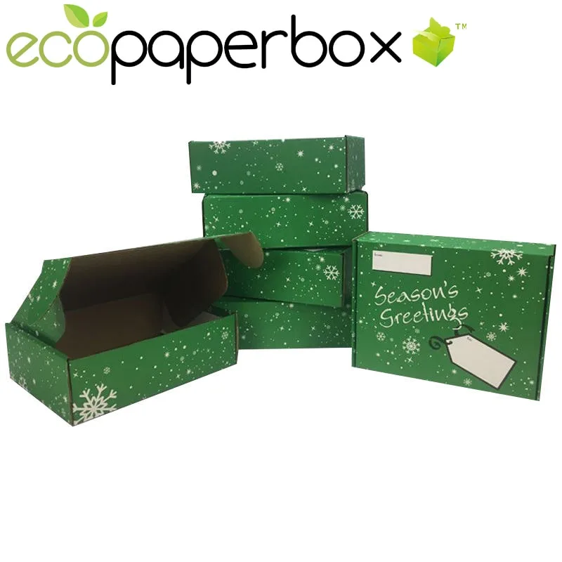 Cute Decorative Mailer Boxes Corrguated Cardboard Boxes for Christmas - 3