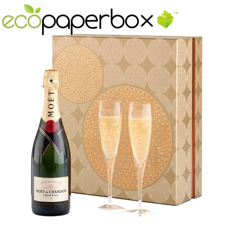 Custom Your Boxes for Wine Glasses Personalized Cardboard Box for Gin Glass packaging boxes 