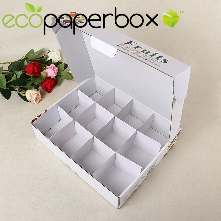White Corrugated Box Mailers Shipping Custom Corrugated Box for Fruit