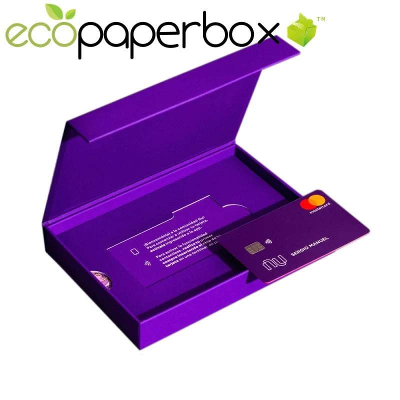 Rigid Magnetic Gift Card Presentation Packaging Boxes for Gift Cards