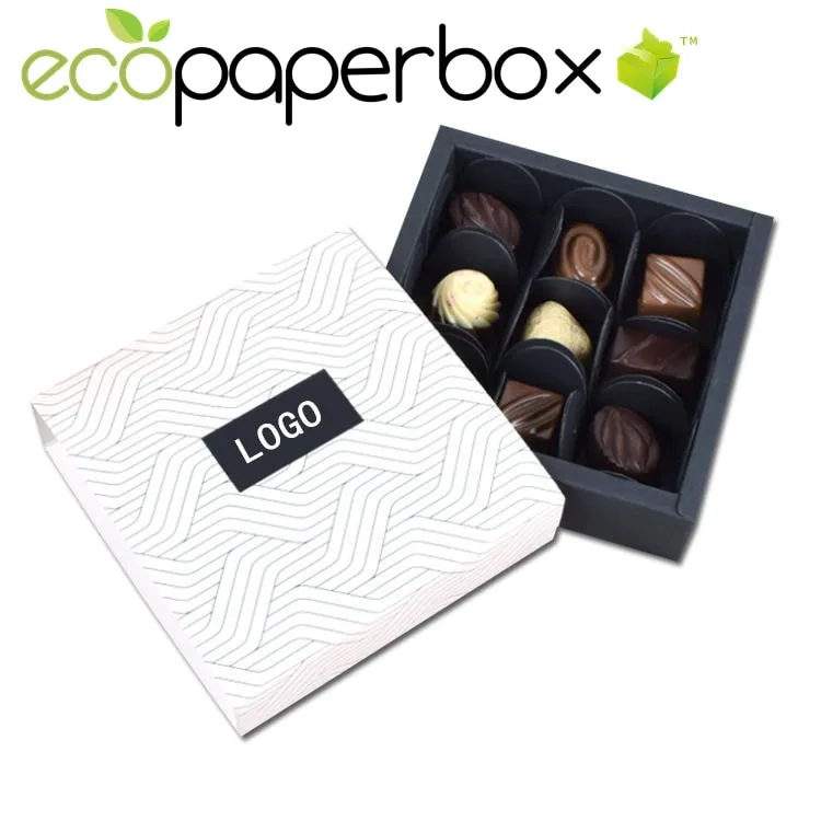 Delightful Customized Chocolate Box with Natural Packaging and Tray Inserts - 4