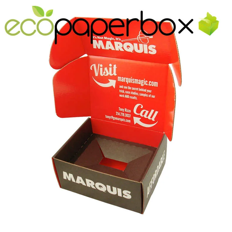 Personalize Small Corrugated Shipping Custom Mailer Box Australia