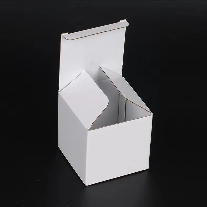 1-2-3 Bottom Boxes - White Flute Packaging with Bottom Closure - 5