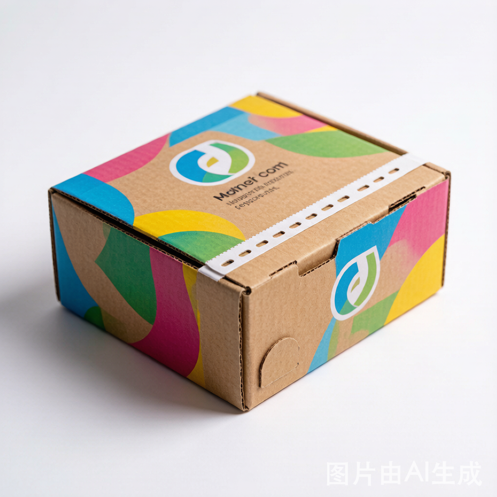 Custom Tear-Off Corrugated Boxes with Color Printing