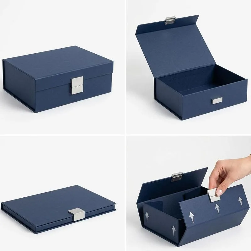 Collapsible Magnetic Boxes
